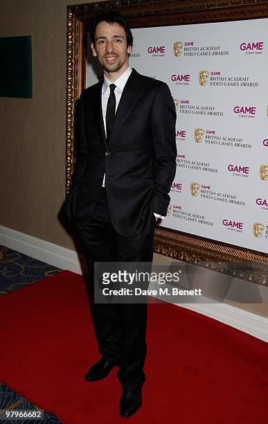 Ralf Little attends the BAFTA Video Games Awards at the "Park Lane Hotel" on March 19, 2010 in London, England.