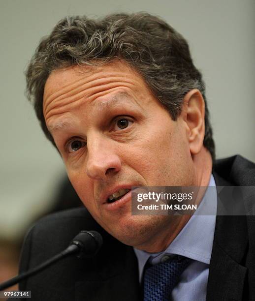 Treasury Secretary Tim Geithner testifies before the House Financial Services Committee full committee hearing on "Housing Finance and the Path to...