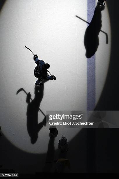 Michael Frolik of the Florida Panthers skates on the ice prior to the start of the game against the Tampa Bay Lightning at the BankAtlantic Center on...
