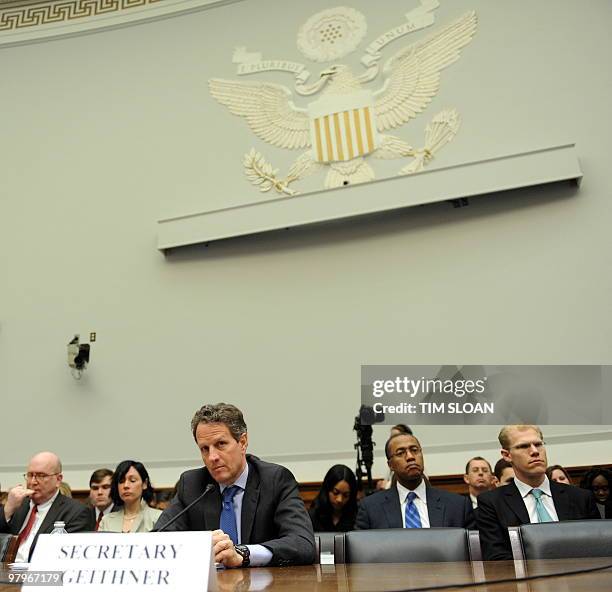 Treasury Secretary Tim Geithner testifies before the House Financial Services Committee full committee hearing on "Housing Finance and the Path to...