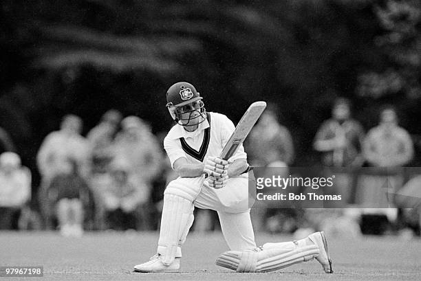 Dirk Wellham batting for Australia during the Lavinia Duchess of Norfolk XI v Australia match played at Arundel on the 5th May 1985.