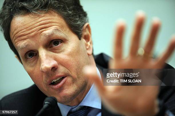 Treasury Secretary Tim Geithner testifies before the House Financial Services Committee full committee hearing on "Housing Finance and the Path to...