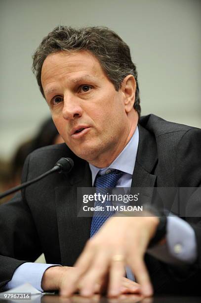 Treasury Secretary Tim Geithner testifies before the House Financial Services Committee full committee hearing on "Housing Finance and the Path to...