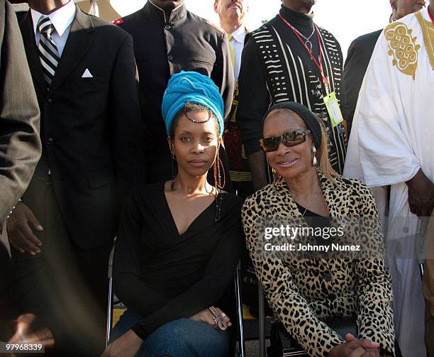 Erykah Badu and Mother