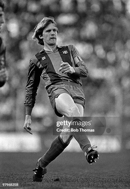 Bernd Schuster of Barcelona during the Hercules v Barcelona Spanish League match played at the Rico Perez Stadium, Alicante, Spain on the 17th Match...