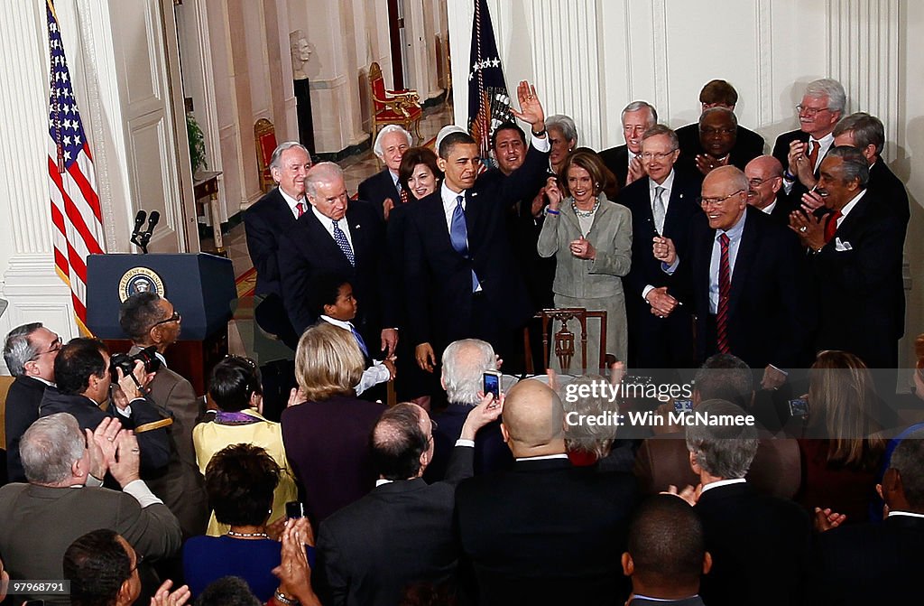 President Obama Signs Health Care Reform Bill