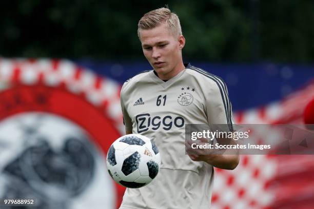 Boy Kemper of Ajax during the First Training Ajax at the De Toekomst on June 20, 2018 in Amsterdam Netherlands