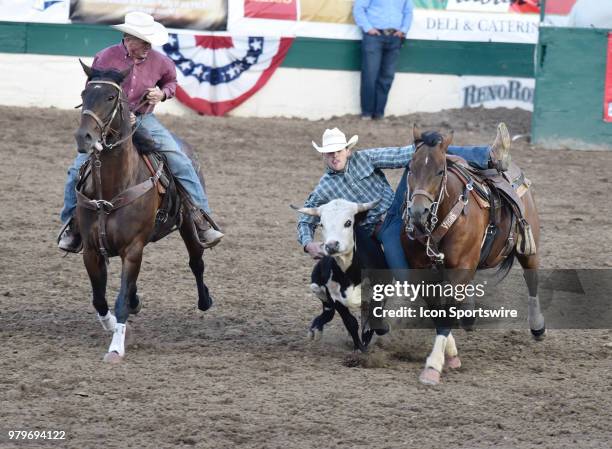 Gregg Rhodes Rodeo Cow Wrestling Photos and Premium High Res Pictures - Getty Images