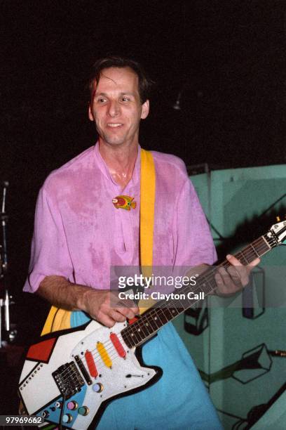 Adrian Belew perfoming with The Bears at the Berkeley Square in Berkeley, CA on February 10 1986