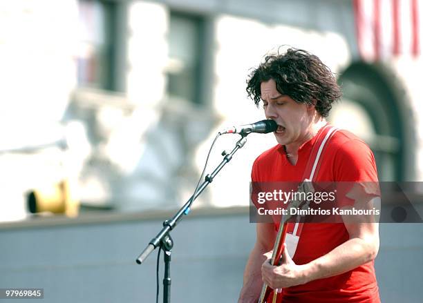 Jack White of The White Stripes perform