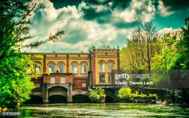 augsburg wasserkraftwerk - 2014 - wasserkraftwerk stock pictures, royalty-free photos & images