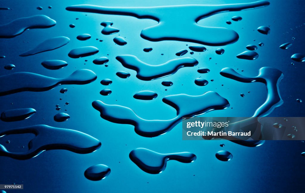 Water on surface