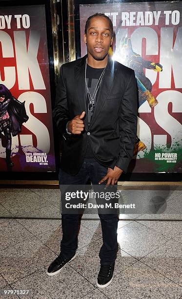 Lemar attends the premiere of "Kick Ass" at Empire Leicester Square on March 22, 2010 in London, England.