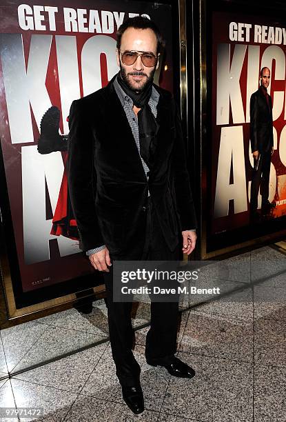 Tom Ford attends the premiere of "Kick Ass" at Empire Leicester Square on March 22, 2010 in London, England.