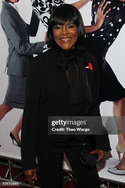 Actress Cicely Tyson attends the premiere of "Why Did I Get Married Too?" at the School of Visual Arts Theater on March 22, 2010 in New York City.