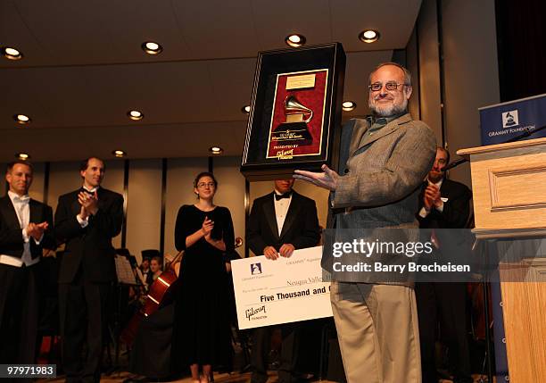 Neil Tesser attends the GRAMMY Signature Schools Gold Award presentation concert at Neuqua Valley High School on May 12, 2009 in Naperville, Illinois.