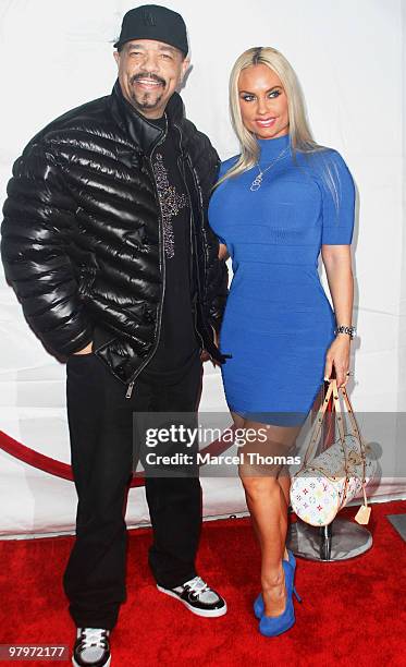 Ice T and Coco attend a special screening of "Why Did I Get Married Too?"at the School of the Visual Arts Theater on March 22, 2010 in New York, New...