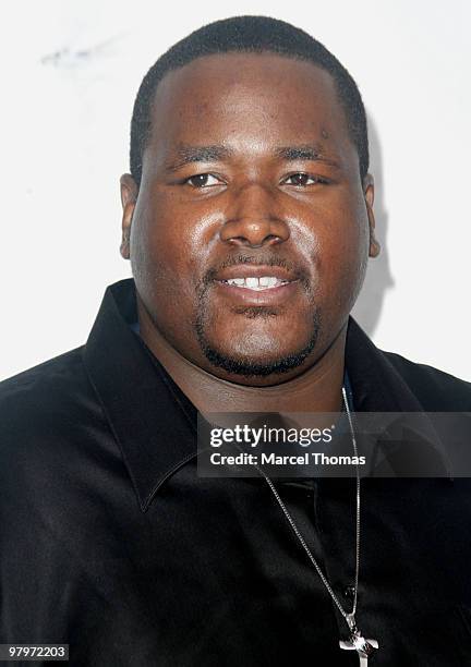 Quinton Aaron attends a special screening of "Why Did I Get Married Too?"at the School of the Visual Arts Theater on March 22, 2010 in New York, New...