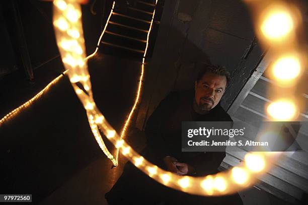 Comedian Eddie Izzard is photographed in New York for the Los Angeles Times.