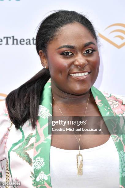 Actress Danielle Brooks attends the Off-Broadway opening night of "Girls & Boys" at the Minetta Lane Theatre on June 20, 2018 in New York City.
