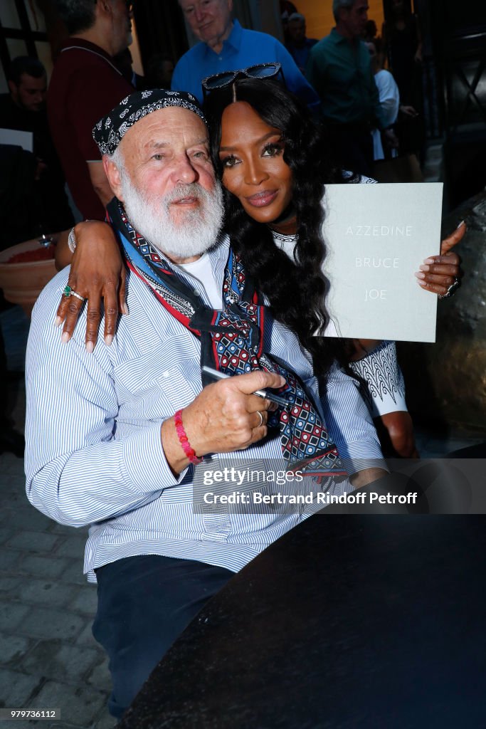 "Azzedine, Bruce and Joe" : Bruce Weber's Book SIgning At Galerie Azzedien Alaia