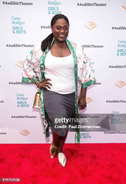 Actress Danielle Brooks attends "Girls & Boys" Opening Night at the Minetta Lane Theatre on June 20, 2018 in New York City.