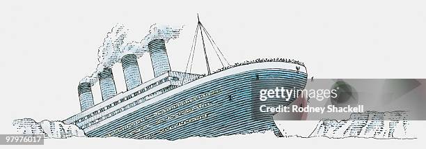 点のタイタニック号イラスト素材 Getty Images 点のタイタニック号イラスト素材 Getty Images