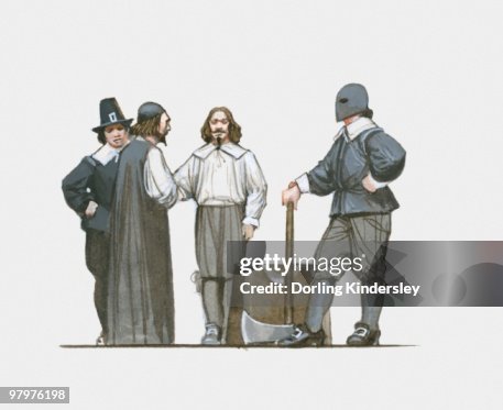 Illustration Of Charles I Receiving Last Rites Before His Execution ...