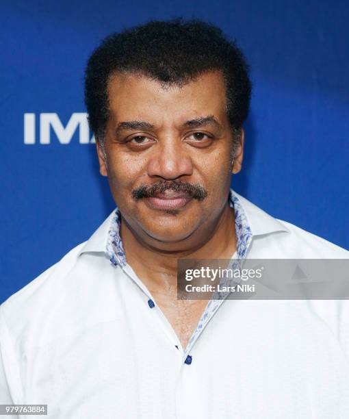 Astrophysicist Neil deGrasse Tyson attends the IMAX exclusive experience for Jurassic World: Fallen Kingdom at AMC Loews Lincoln Square IMAX on June...