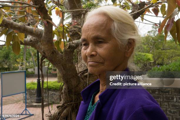 Vietnam, Son My: Pham Thi Thuan My Lai massacre survivor. Photo: Bennett Murray/dpa