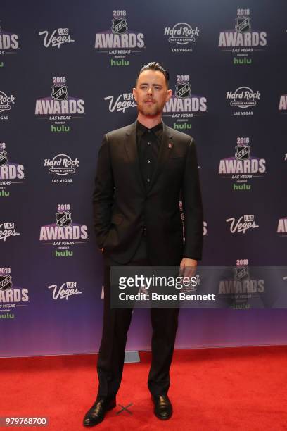 Actor Colin Hanks arrives at the 2018 NHL Awards presented by Hulu at the Hard Rock Hotel & Casino on June 20, 2018 in Las Vegas, Nevada.