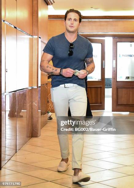 Cameron Douglas is seen on June 20, 2018 in Los Angeles, California.