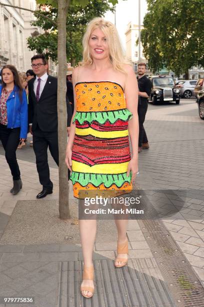 Meredith Ostrom attending The Victoria and Albert Museum Summer Party on June 20, 2018 in London, England.