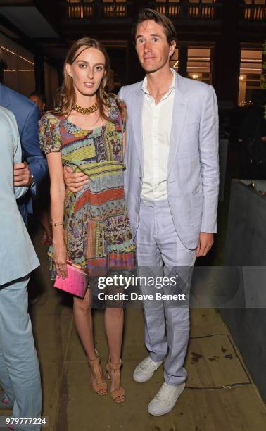 Lady Alice Manners and Otis Ferry attend the Summer Party at the V&A in partnership with Harrods at the Victoria and Albert Museum on June 20, 2018...