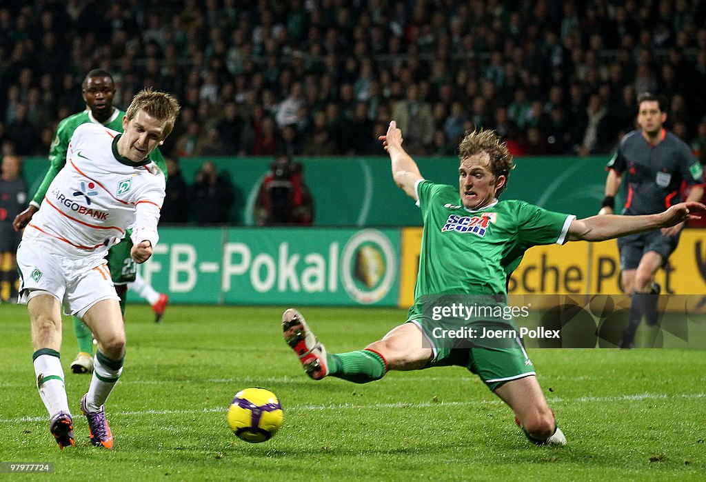 Werder Bremen v FC Augsburg - DFB Cup