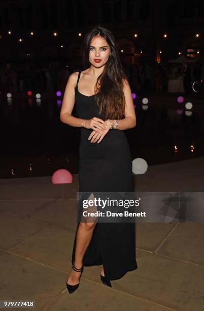 Doina Ciobanu attends the Summer Party at the V&A in partnership with Harrods at the Victoria and Albert Museum on June 20, 2018 in London, England.