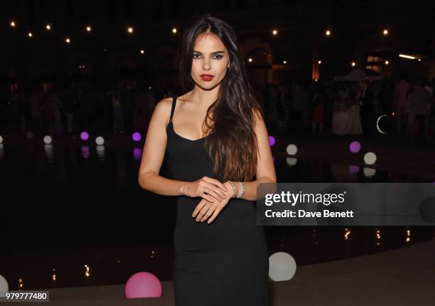 Doina Ciobanu attends the Summer Party at the V&A in partnership with Harrods at the Victoria and Albert Museum on June 20, 2018 in London, England.