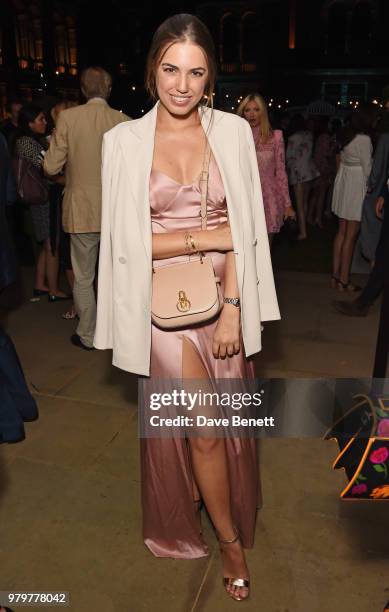 Amber Le Bon attends the Summer Party at the V&A in partnership with Harrods at the Victoria and Albert Museum on June 20, 2018 in London, England.