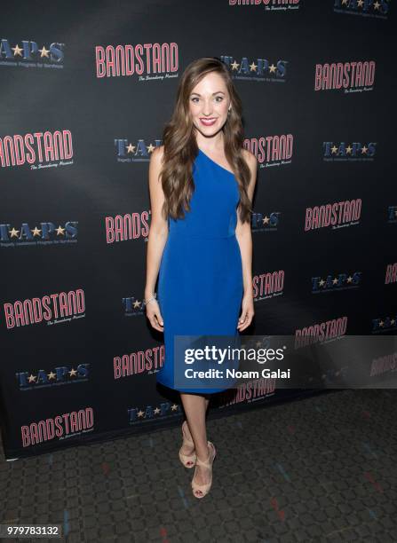 Laura Osnes attends the "Bandstand: The Broadway Musical On Screen" New York premiere at SVA Theater on June 20, 2018 in New York City.