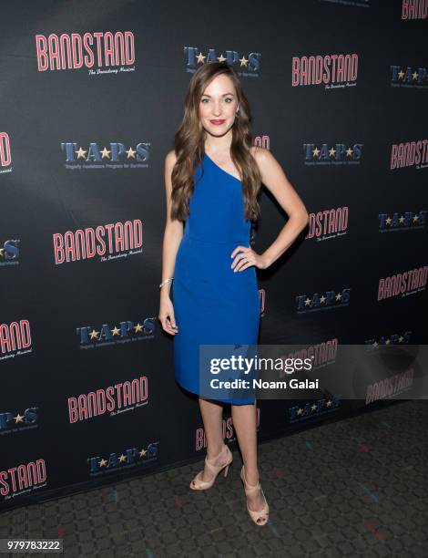 Laura Osnes attends the "Bandstand: The Broadway Musical On Screen" New York premiere at SVA Theater on June 20, 2018 in New York City.