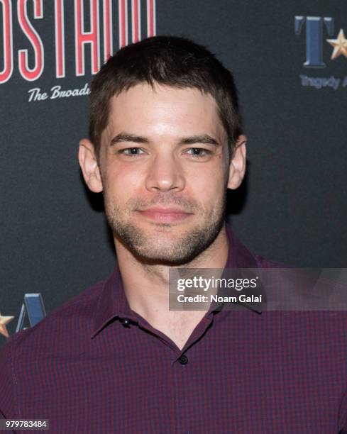 Jeremy Jordan attends the "Bandstand: The Broadway Musical On Screen" New York premiere at SVA Theater on June 20, 2018 in New York City.