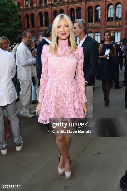 Caprice Bourret attends the Summer Party at the V&A in partnership with Harrods at the Victoria and Albert Museum on June 20, 2018 in London, England.