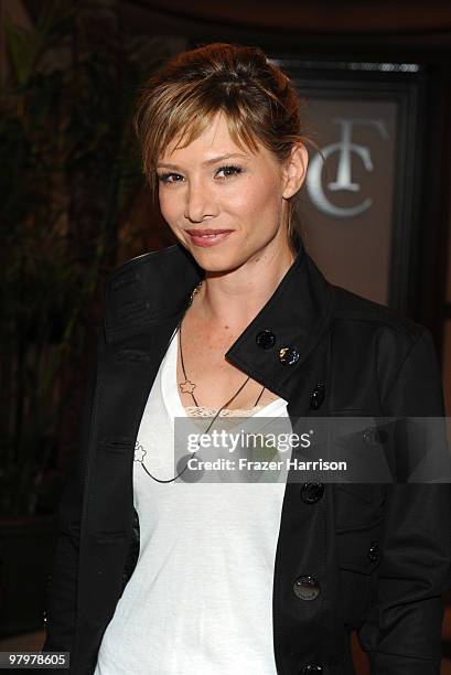 Actress Sarah Brown poses at CBS' "Bold And The Beautiful" 23rd Anniversary Celebration at Television City, CBS Studio Lot on March 23, 2010 in Los...