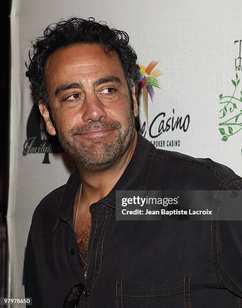 Brad Garrett attends the 7th Annual World Poker Tour Invitational at Commerce Casino on February 28, 2009 in Los Angeles, California.