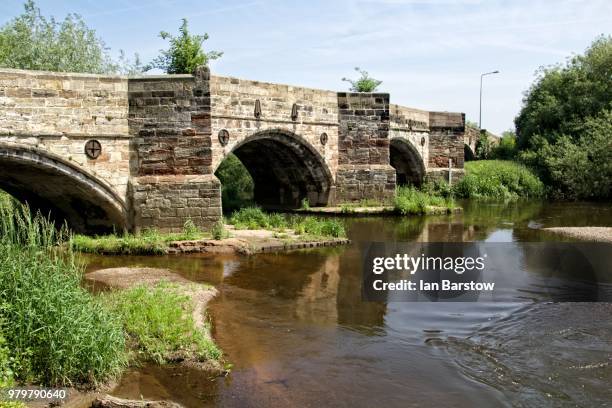 river dove bridge - dove river stock pictures, royalty-free photos & images