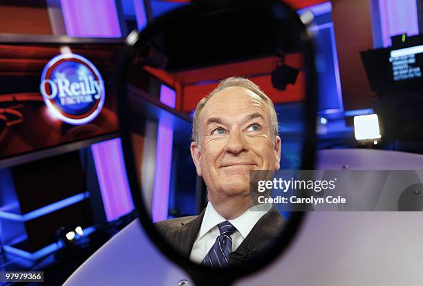 Fox News Host Bill O'Reilly poses for a portrait session for the Los Angeles Times on March 15 New York, NY. Published Images. CREDIT MUST READ:...