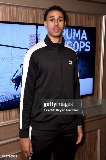 Zhaire Smith attends the PUMA Basketball launch party at 40/40 Club on June 20, 2018 in New York City.