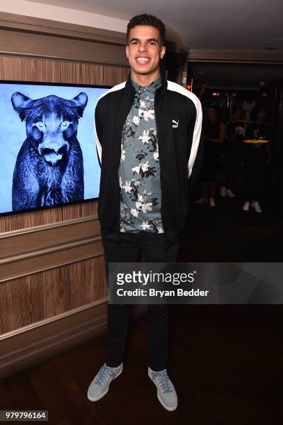 Michael Porter Jr. Attends the PUMA Basketball launch party at 40/40 Club on June 20, 2018 in New York City.