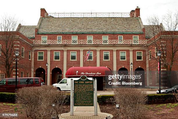The Dearborn Inn, owned by Ford Motor Co. And managed by Marriott, stands in Dearborn, Michigan, U.S., on Tuesday, March 23, 2010. In Dearborn, home...