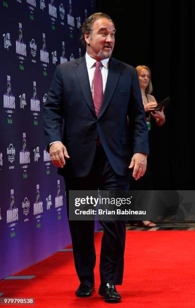 Actor Jim Belushi arrives at the 2018 NHL Awards presented by Hulu at the Hard Rock Hotel & Casino on June 20, 2018 in Las Vegas, Nevada.